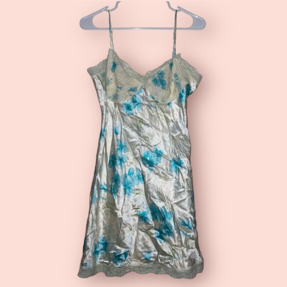 Floral Silk Slip
